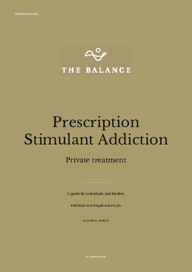 Prescription Stimulant Addiction treatment guide cover