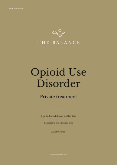 Opioid Use Disorder | Treatment guide