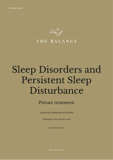 Sleep Disorders and Persistent Sleep Disturbance | Treatment guide