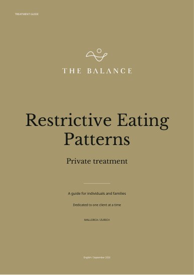Restrictive Eating Patterns | Treatment guide