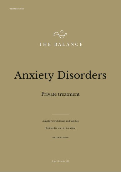 Anxiety Disorders | Treatment guide