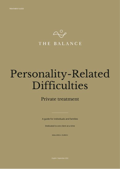 Personality-Related Difficulties | Treatment guide