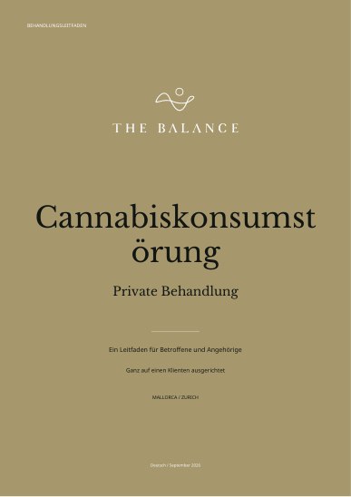 Cannabiskonsumstörung | Behandlungsleitfaden