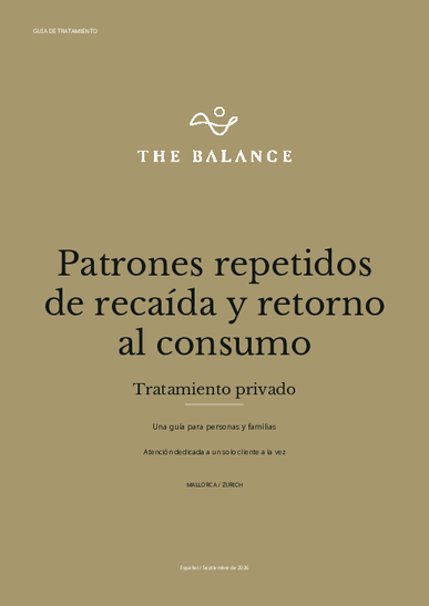 Guía de tratamiento: Patrones repetidos de recaída y retorno al consumo