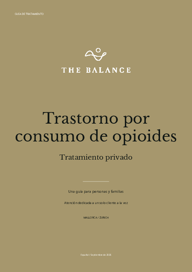 Guía de tratamiento: Trastorno por consumo de opioides