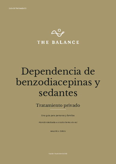Guía de tratamiento: Dependencia de benzodiacepinas y sedantes
