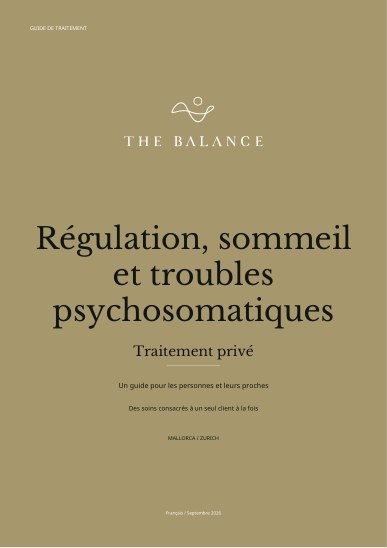 Régulation, sommeil et troubles psychosomatiques | Guide de traitement