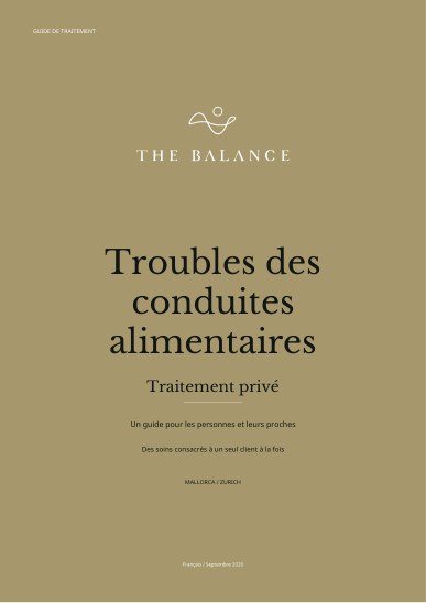 Troubles des conduites alimentaires | Guide de traitement