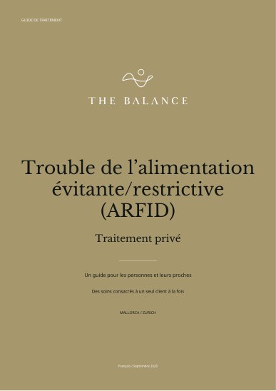 Trouble de l’alimentation évitante/restrictive (ARFID) | Guide de traitement