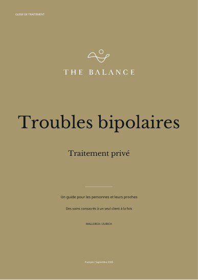 Troubles bipolaires | Guide de traitement