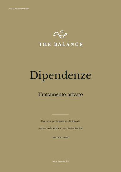 Guida al trattamento: Dipendenze