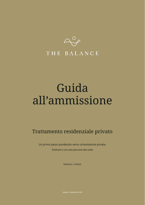 Guida all’ammissione THE BALANCE con copertina dorata