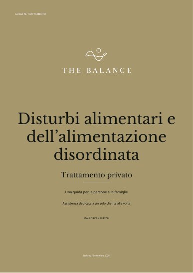 Disturbi alimentari e dell’alimentazione disordinata | Guida al trattamento