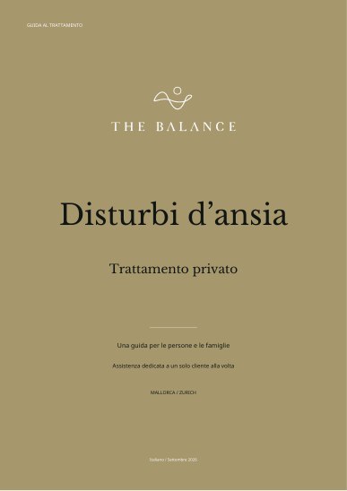 Disturbi d’ansia | Guida al trattamento