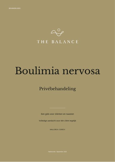 Boulimia nervosa | Behandelgids