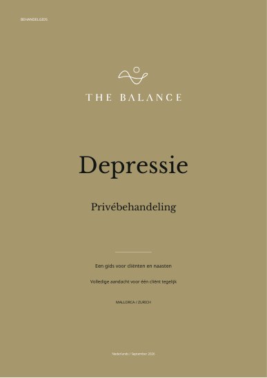 Depressie | Behandelgids
