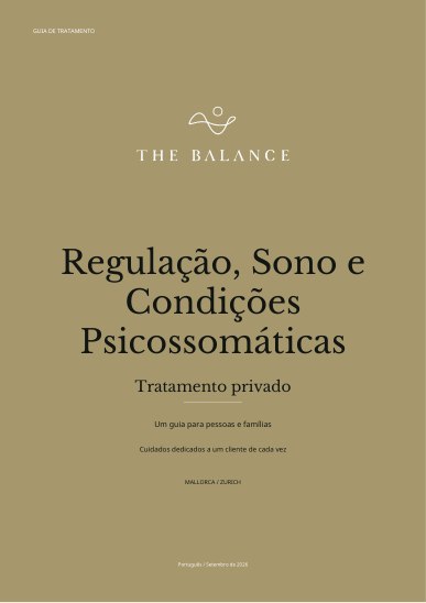Regulação, Sono e Condições Psicossomáticas | Guia de tratamento