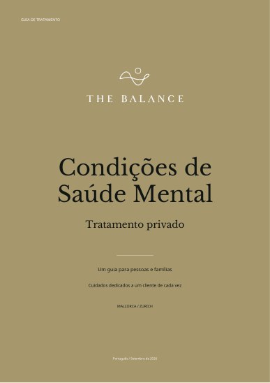 Condições de Saúde Mental | Guia de tratamento
