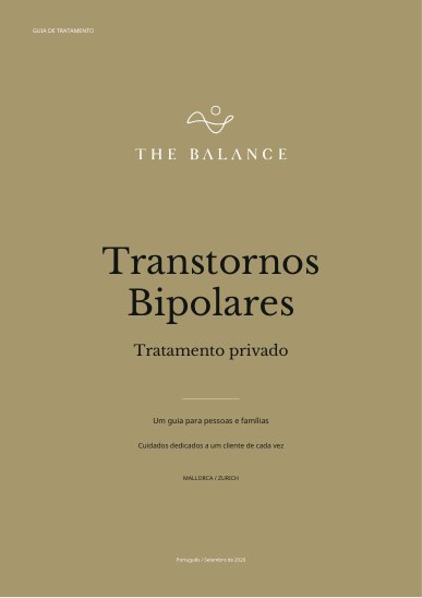 Transtornos Bipolares | Guia de tratamento