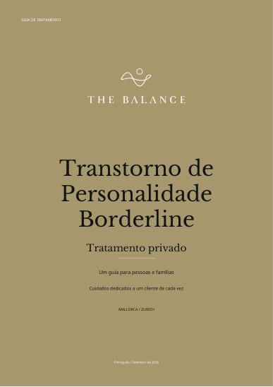 Transtorno de Personalidade Borderline | Guia de tratamento
