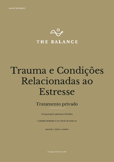 Trauma e Condições Relacionadas ao Estresse | Guia de tratamento