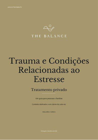 Trauma e Condições Relacionadas ao Estresse | Guia de tratamento