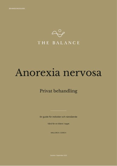 Anorexia nervosa | Behandlingsguide