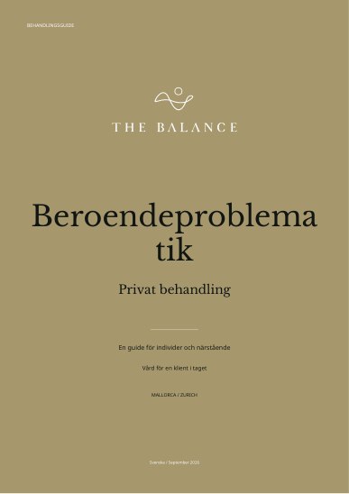 Beroendeproblematik | Behandlingsguide