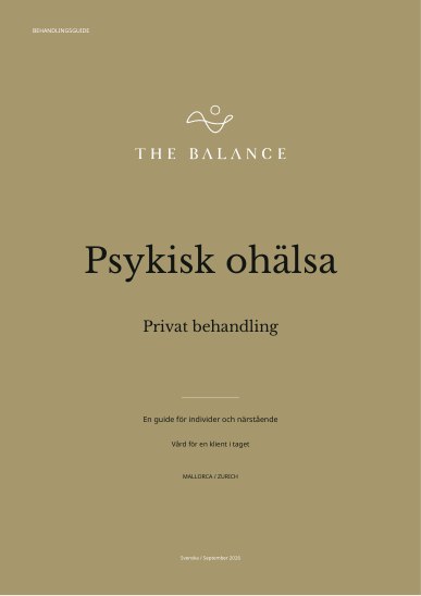 Psykisk ohälsa | Behandlingsguide
