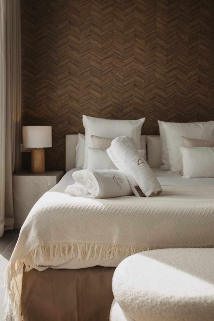 Serene bedroom in luxury residential rehab accommodation