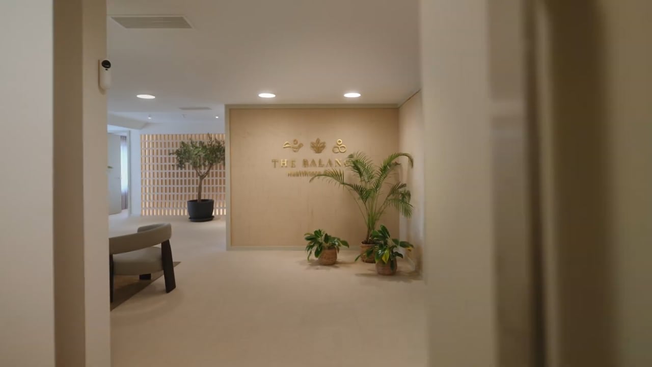 Entrance and seating area at THE BALANCE office