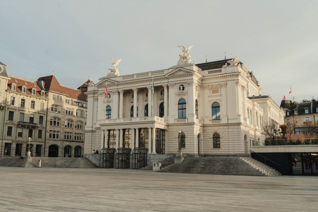 Zurich Opera House and the square in front of it
