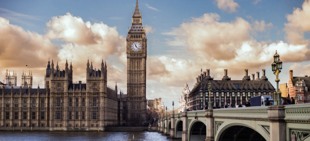 Big Ben and the Houses of Parliament in London
