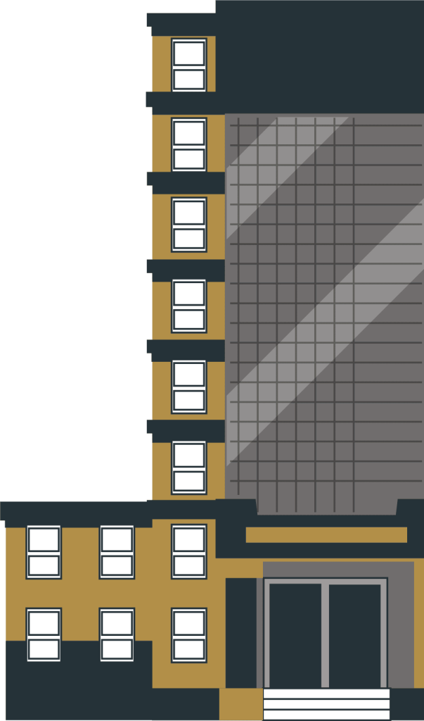 Treatment building illustration